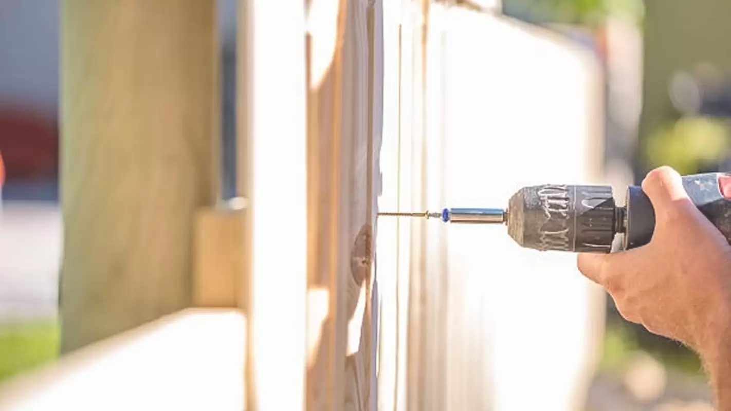 We believe in premium quality wood fence installation!