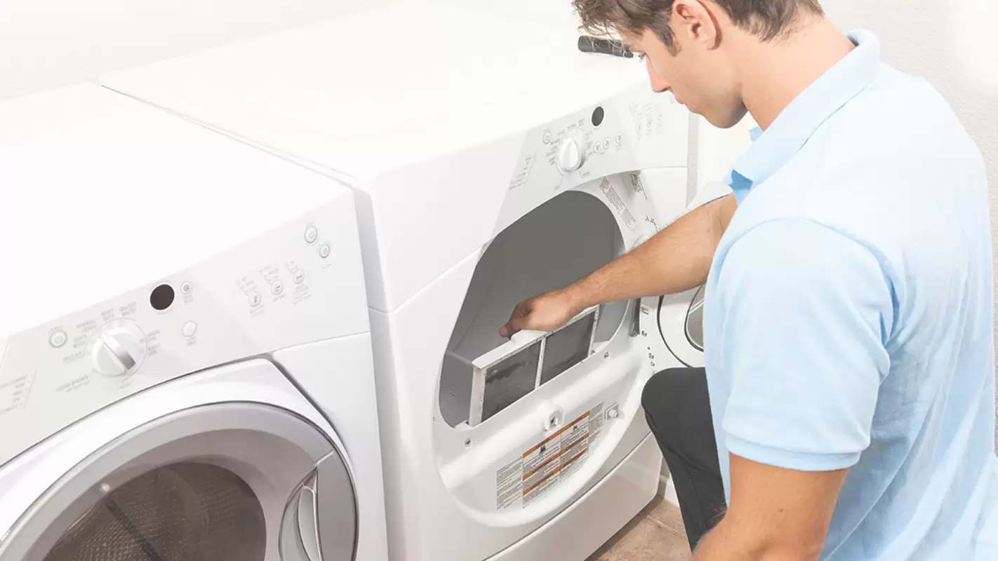 Put a full stop to your search for a “dryer repair company near me” in Nottingham, MD.