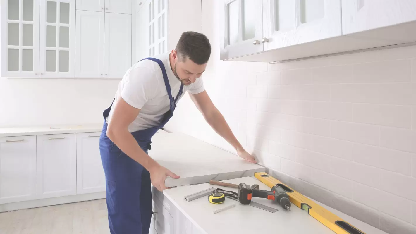 Our Professionals Help You Install New Countertops Flawlessly