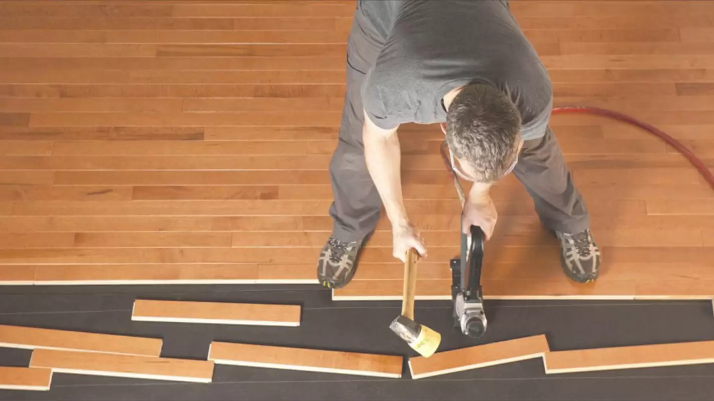 Hardwood Floor Installation with Precision!