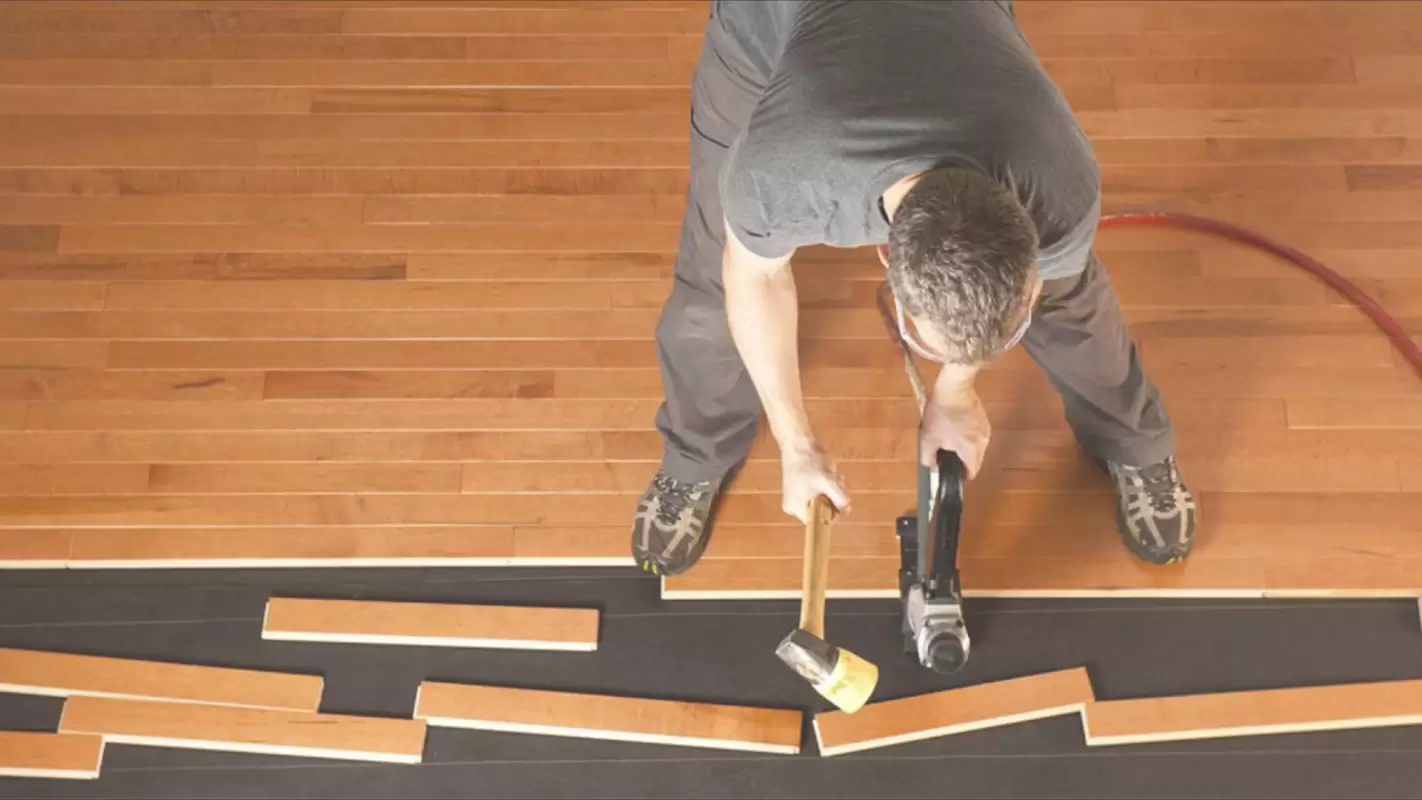 Get Unexpected Beauty with Our Hardwood Floor Installation!