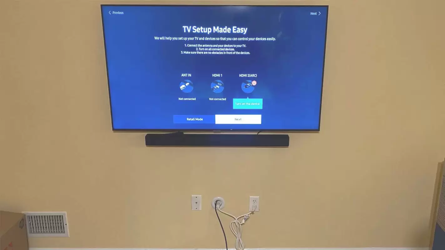Aligning Your TV to Perfection with Our TV Mounting Service in Highland Falls, NY
