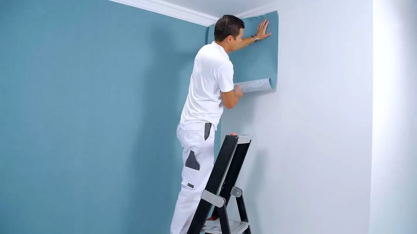 Artistry Transformation with Wallpaper Installation