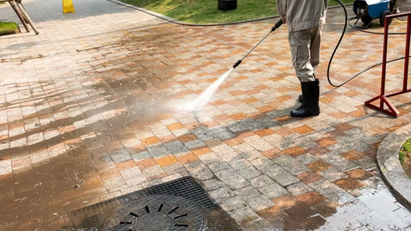 Get spotless surroundings with Pressure Washing Services!