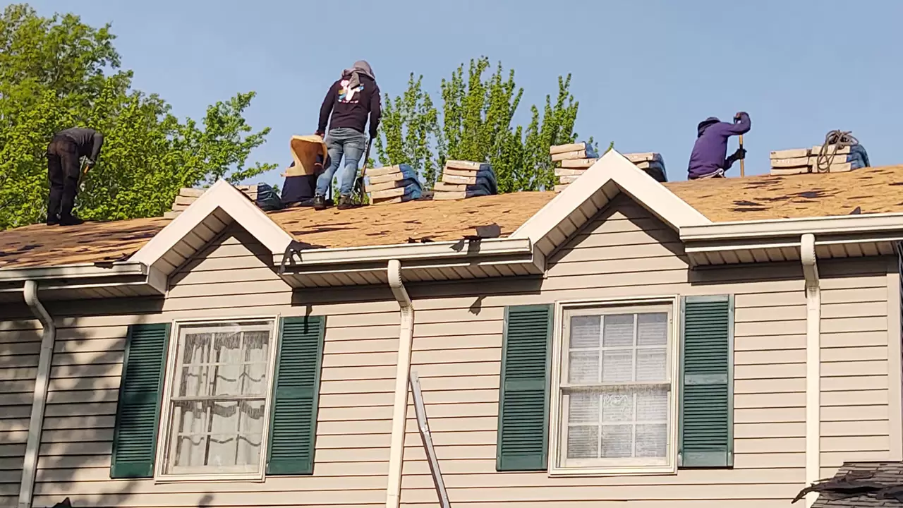 Hassle free roof replacement services.