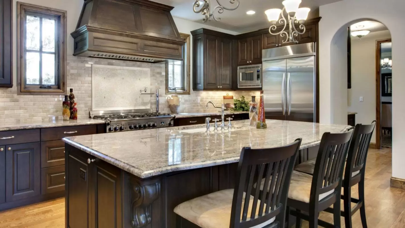 We provide high-end kitchen remodeling services
