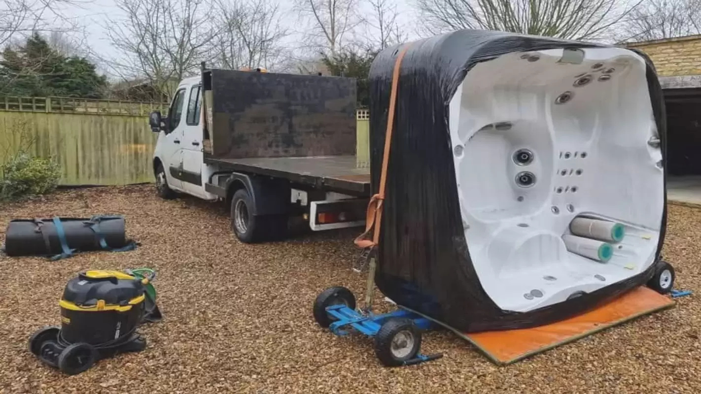 Get an Immaculate Hot Tub Moving Service with Us