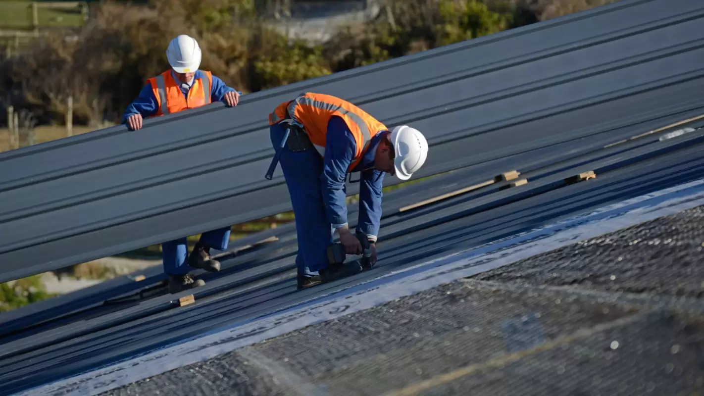 Roofing installation for an attractive new look!