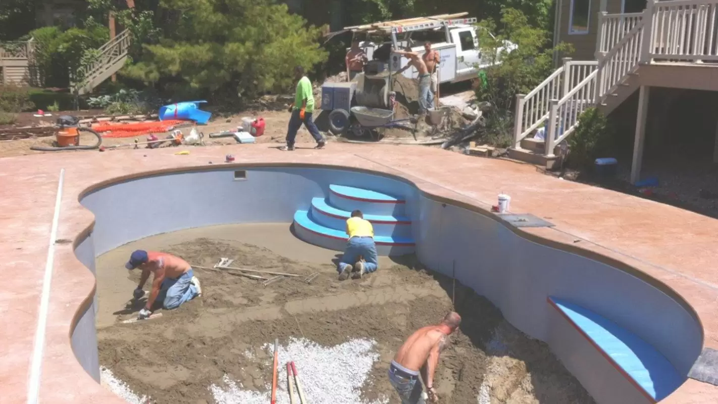 Looking for “Swimming Pool Contractors Near Me?” Call Us!