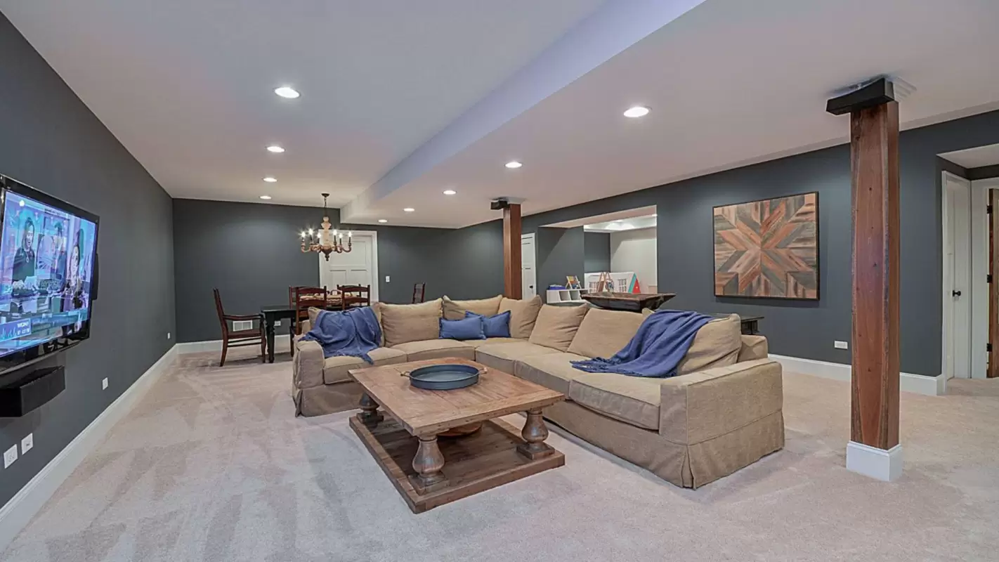 Make your space shine with our basement remodeling