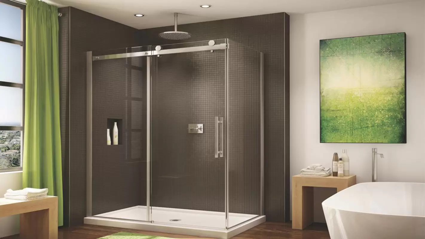 Experience the luxury with our glass shower enclosure installation