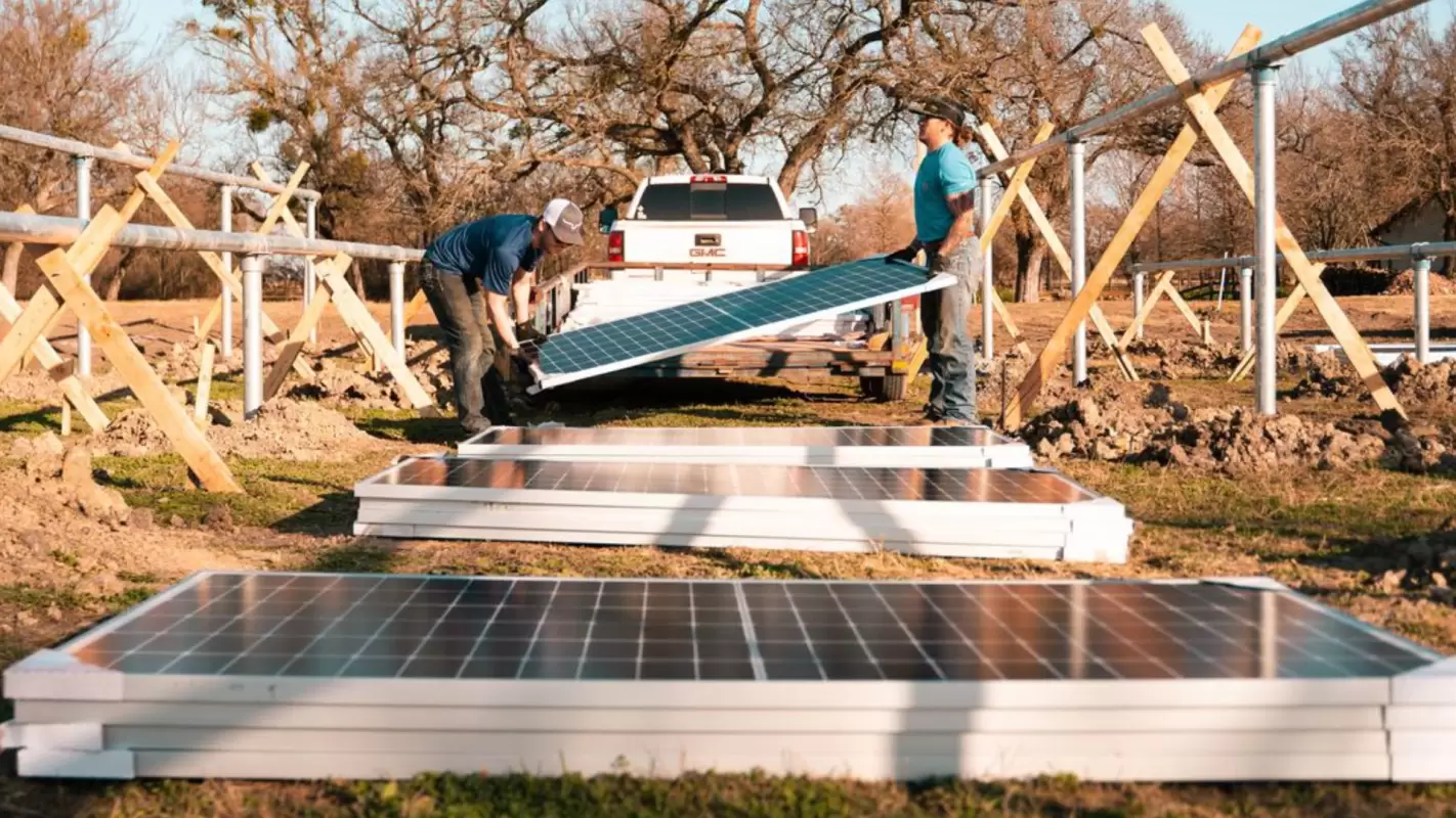 Top-notch solar panel installation company with a difference.
