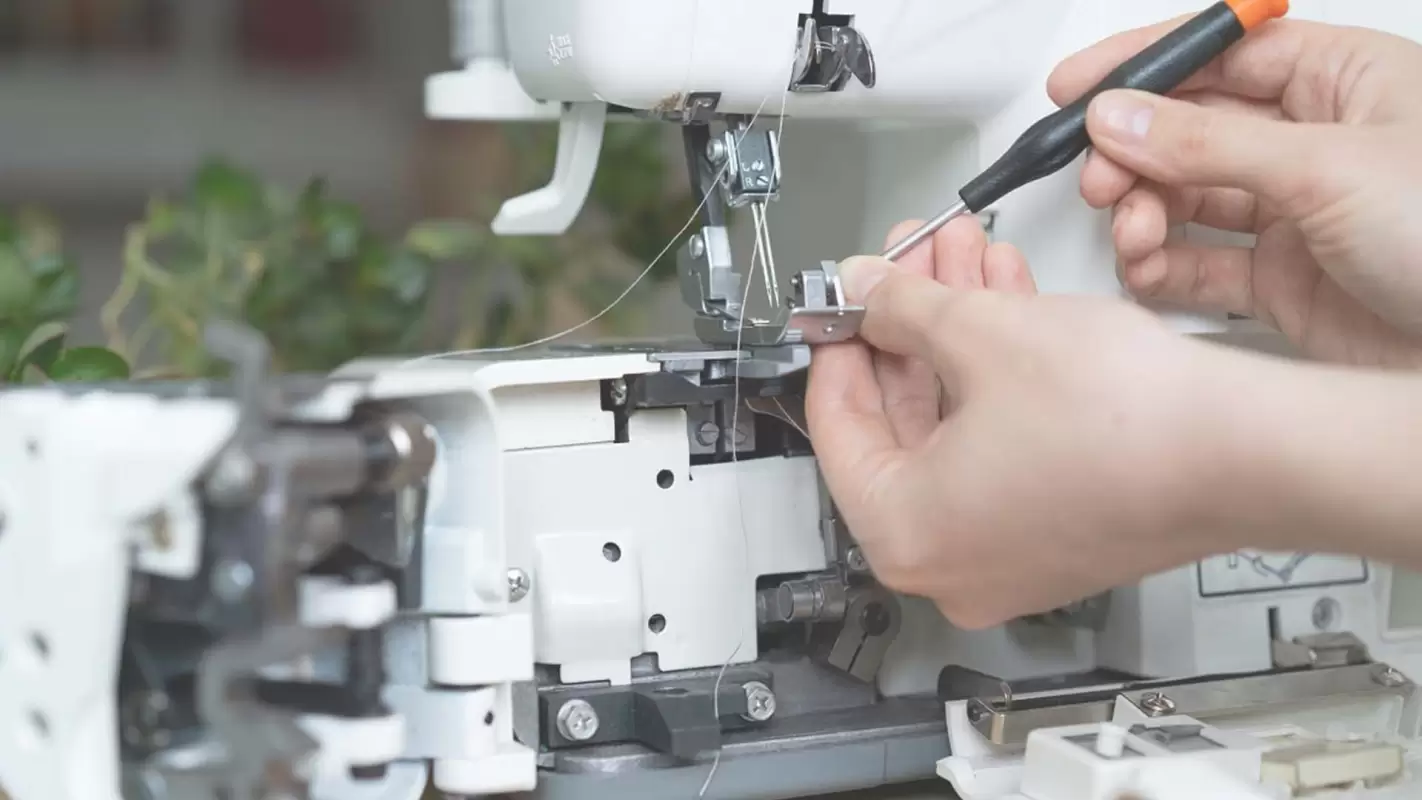 Sewing machine repair services are available!