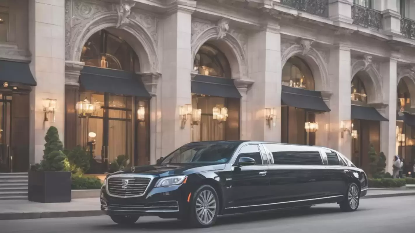 Extraordinary limousine service for events in the town