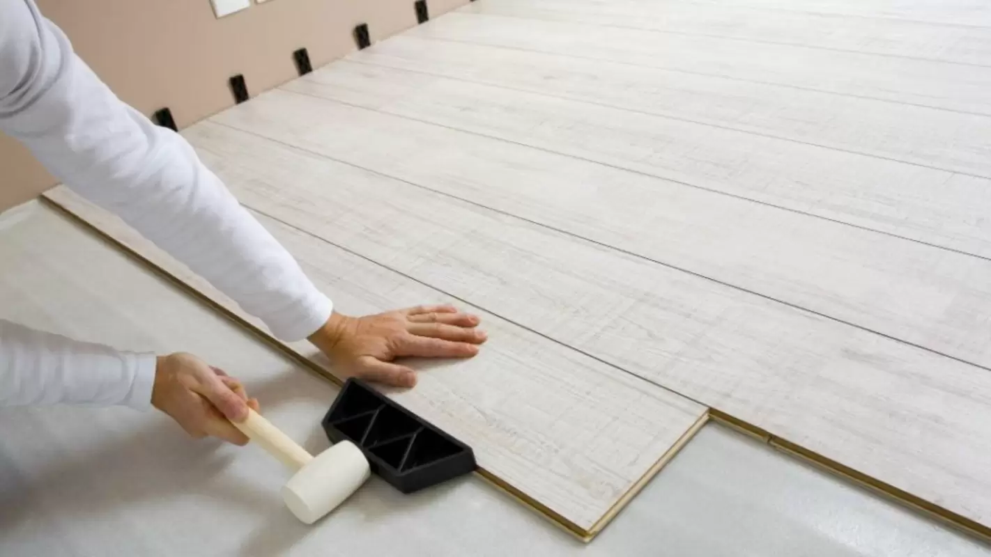 Seamless flooring installation services!