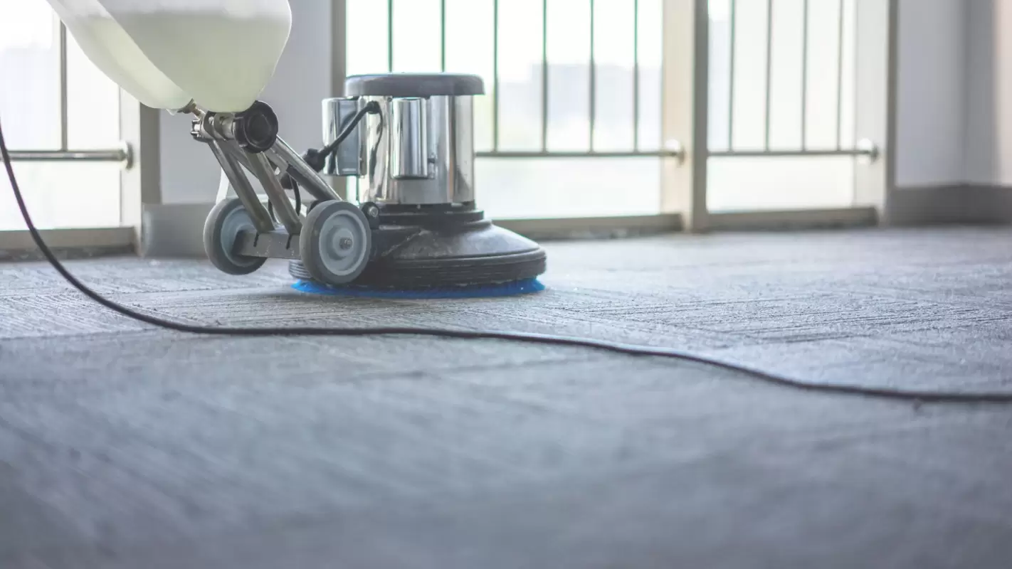 Professional carpet cleaning for hotels.