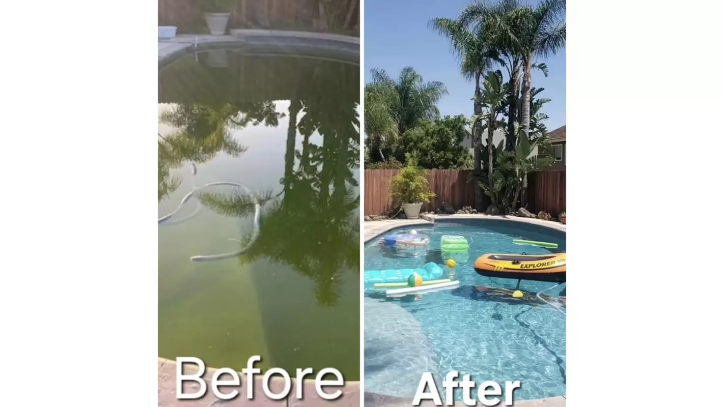 Pool Cleaning Service – We Can Do from Green to Clean!