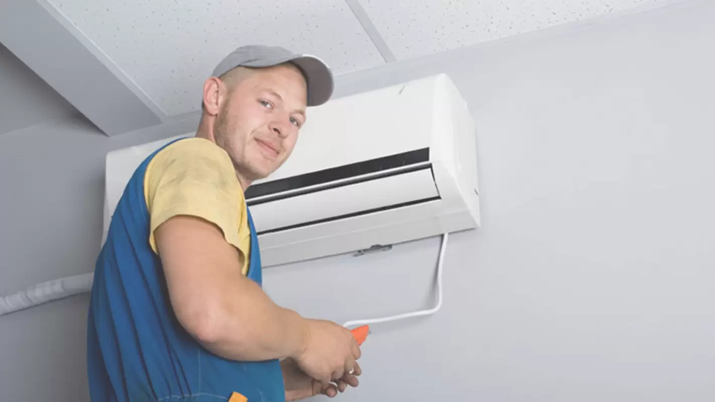 AC Installation with Precise Installation of All AC Components!