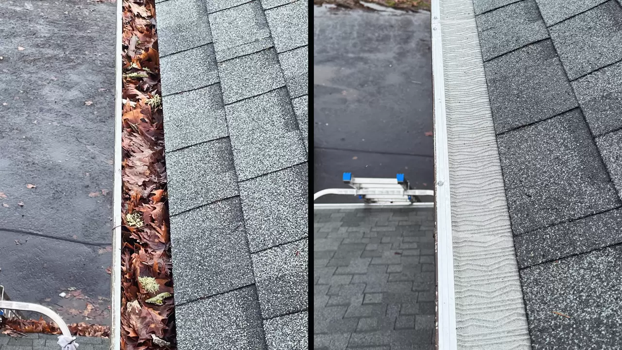 LeafFilter Gutter Installation for Debris Blockage!