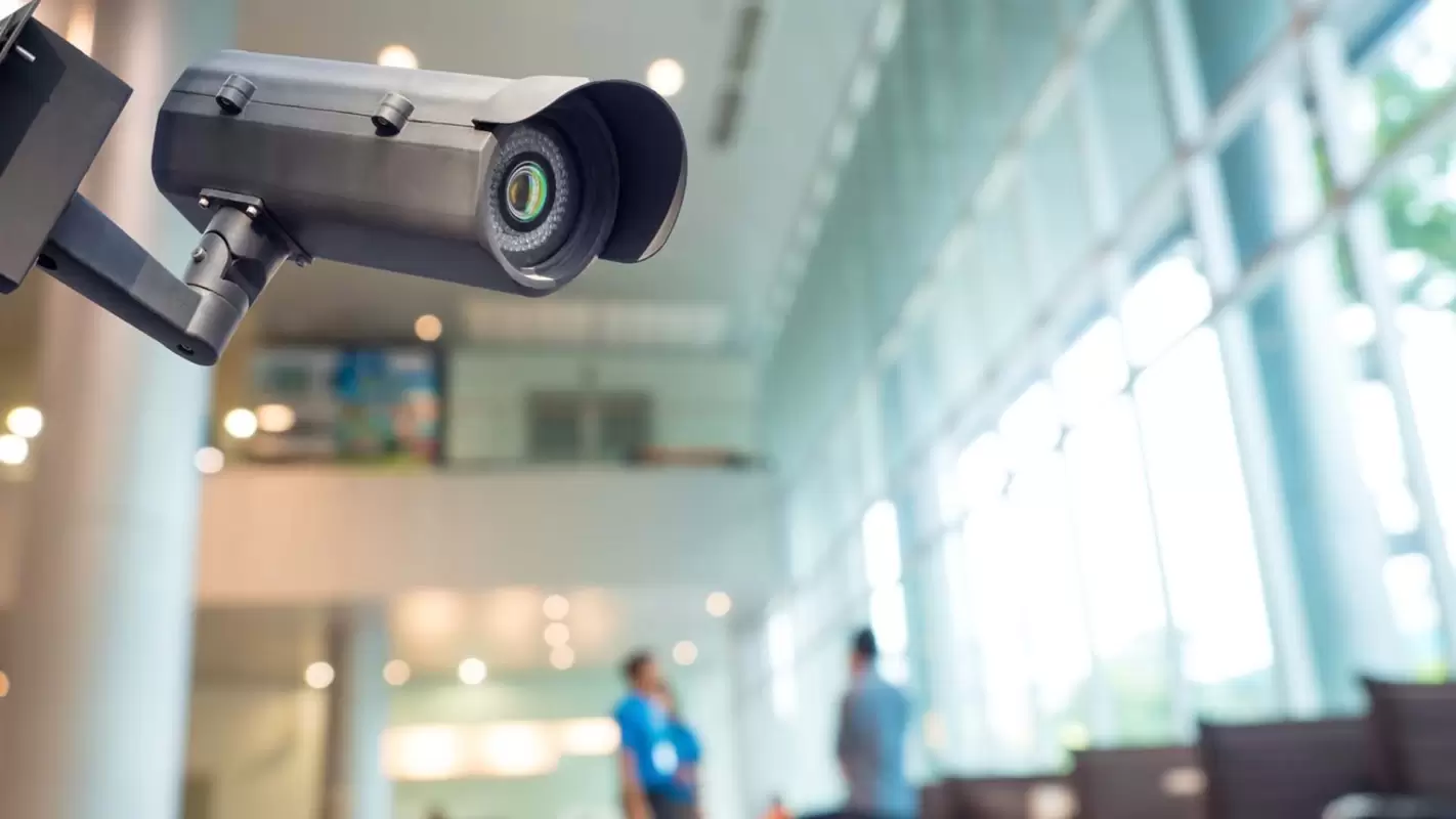 Precise commercial camera installation!