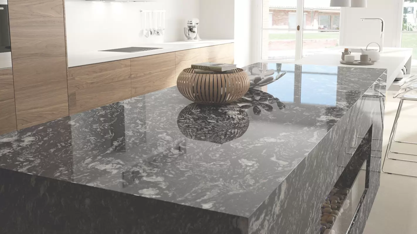 Custom Quartz Countertops that Fit Your Bathrooms & Kitchens Perfectly!