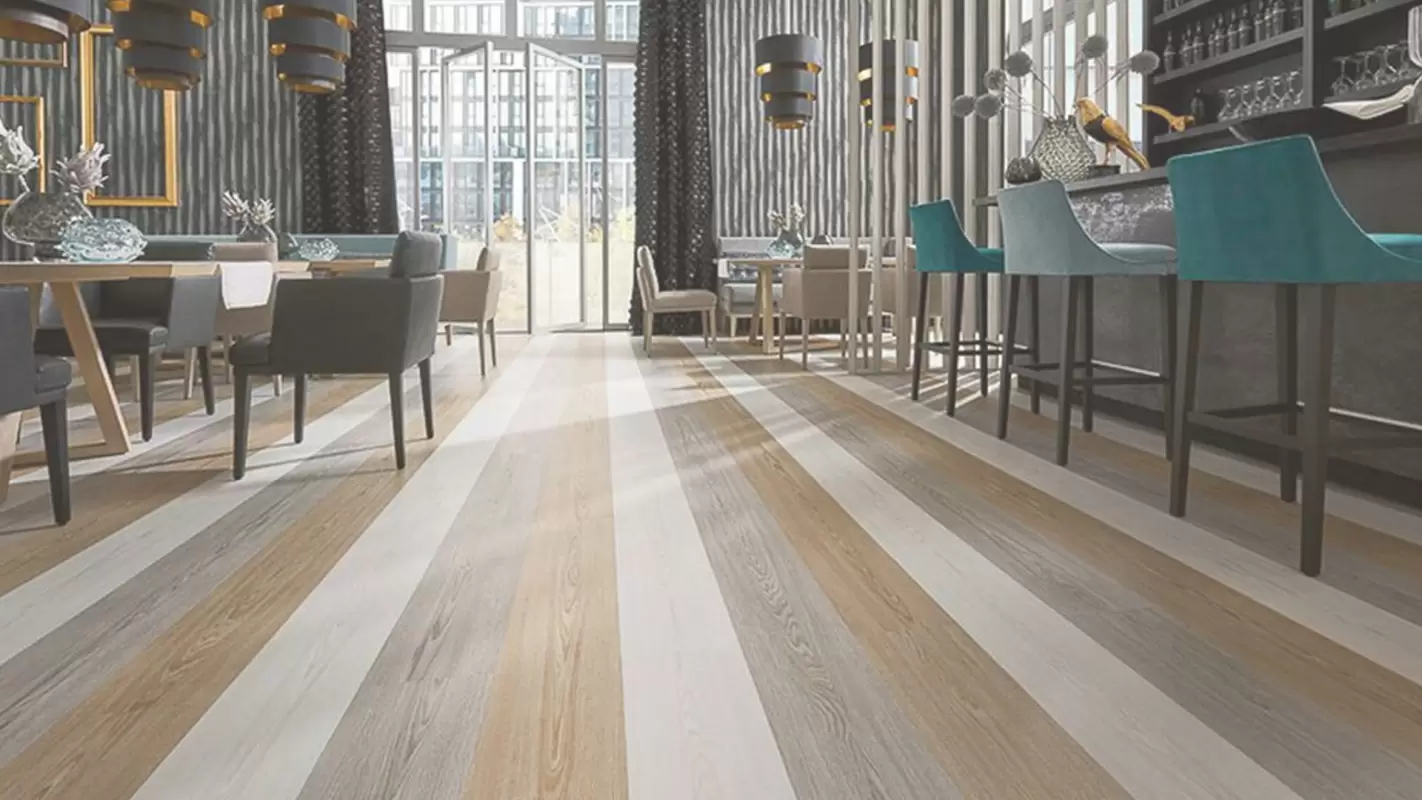 We Provide Luxury Vinyl Flooring Services to our Customers!