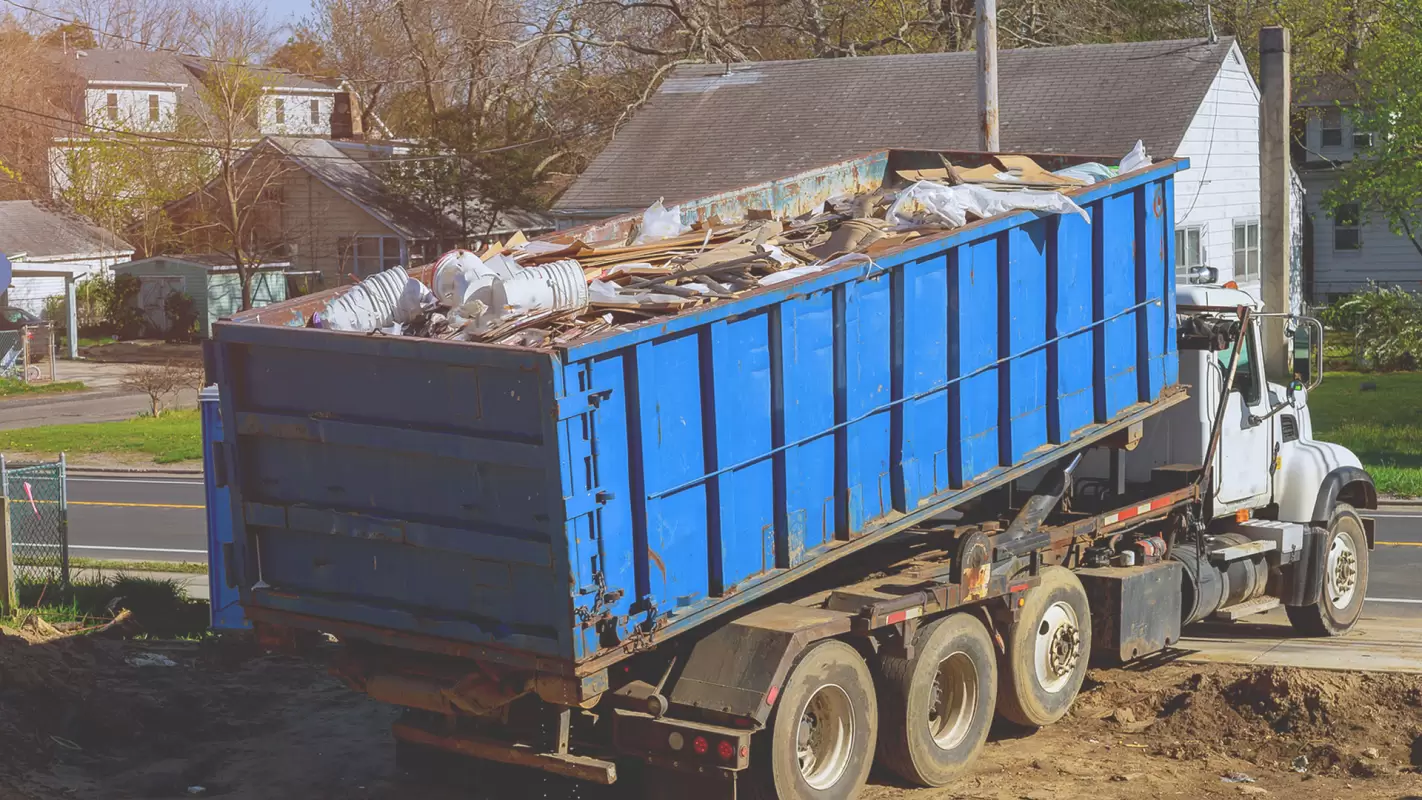 Our Roll-off Dumpster Can Easily Roll Off Your Big Mess In Peace