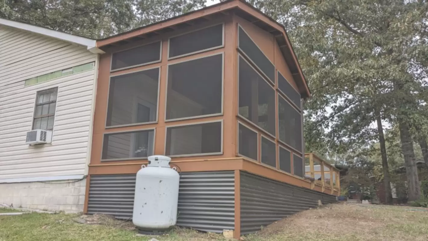 Precise screened porch installation services!