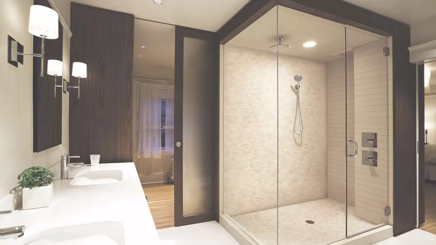 Efficient frameless shower door repair services!