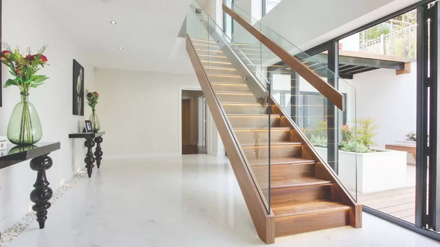 Professional glass railing installation services!