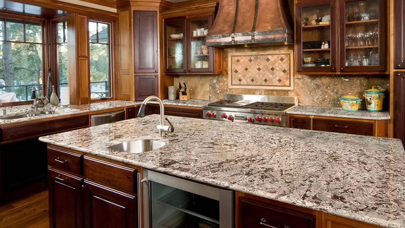 Kitchen Countertop Installation with Perfection & Precision!