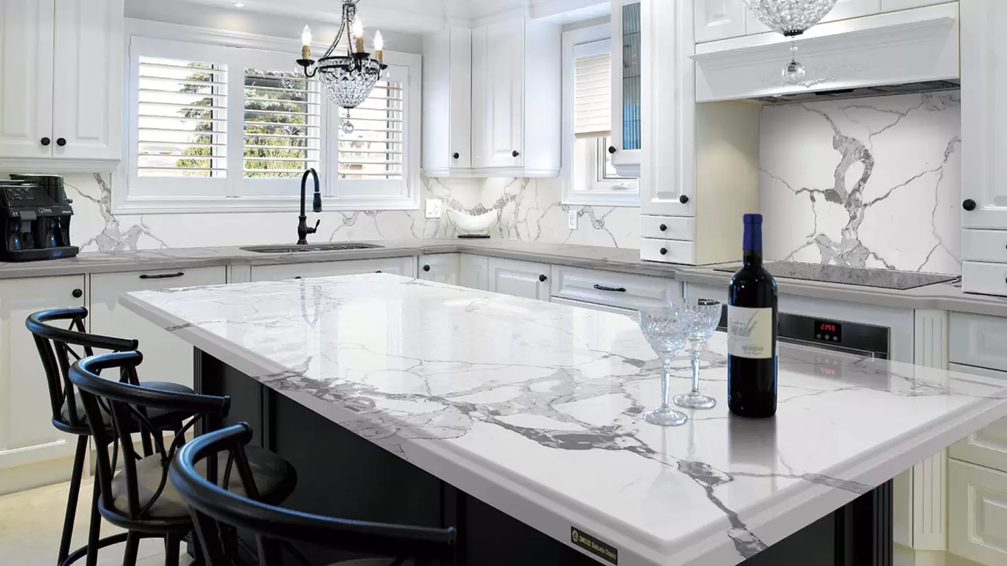 Quartz Countertops Because They Resist Stains & Stay Shiny for Years!