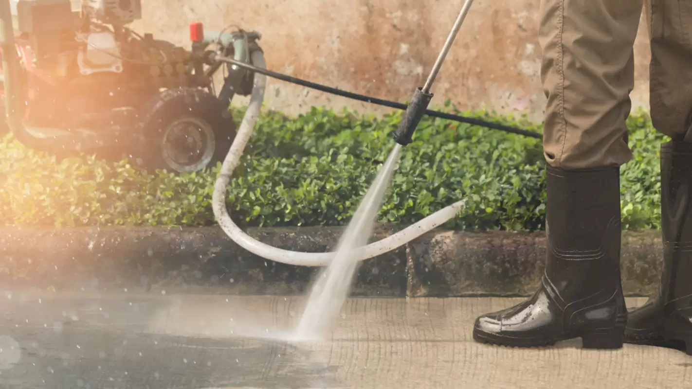 Sidewalk Pressure Washing to Avoid a Bad Property Appearance!