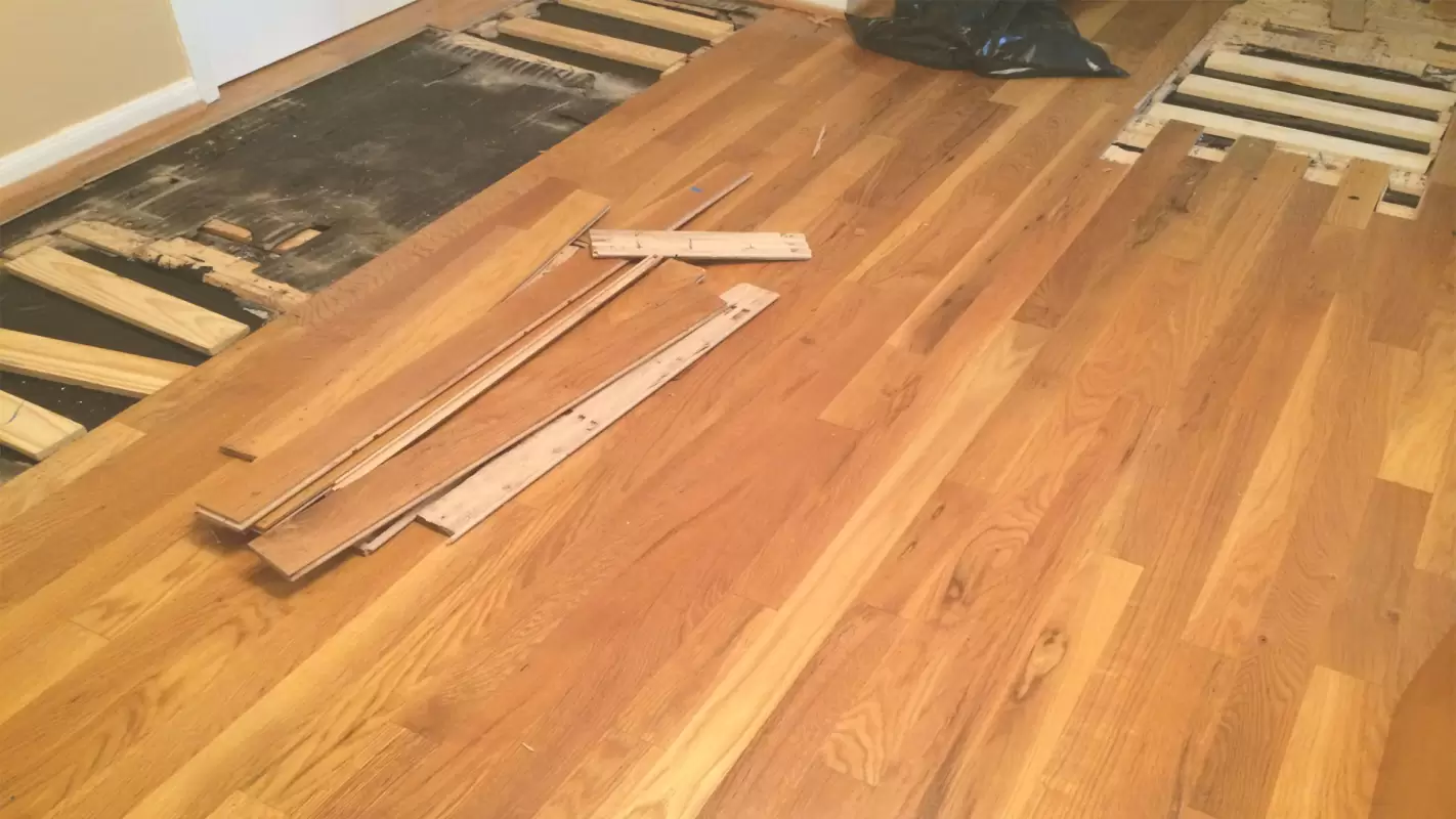 Get Hardwood floor repair by our Professional Craftsmen