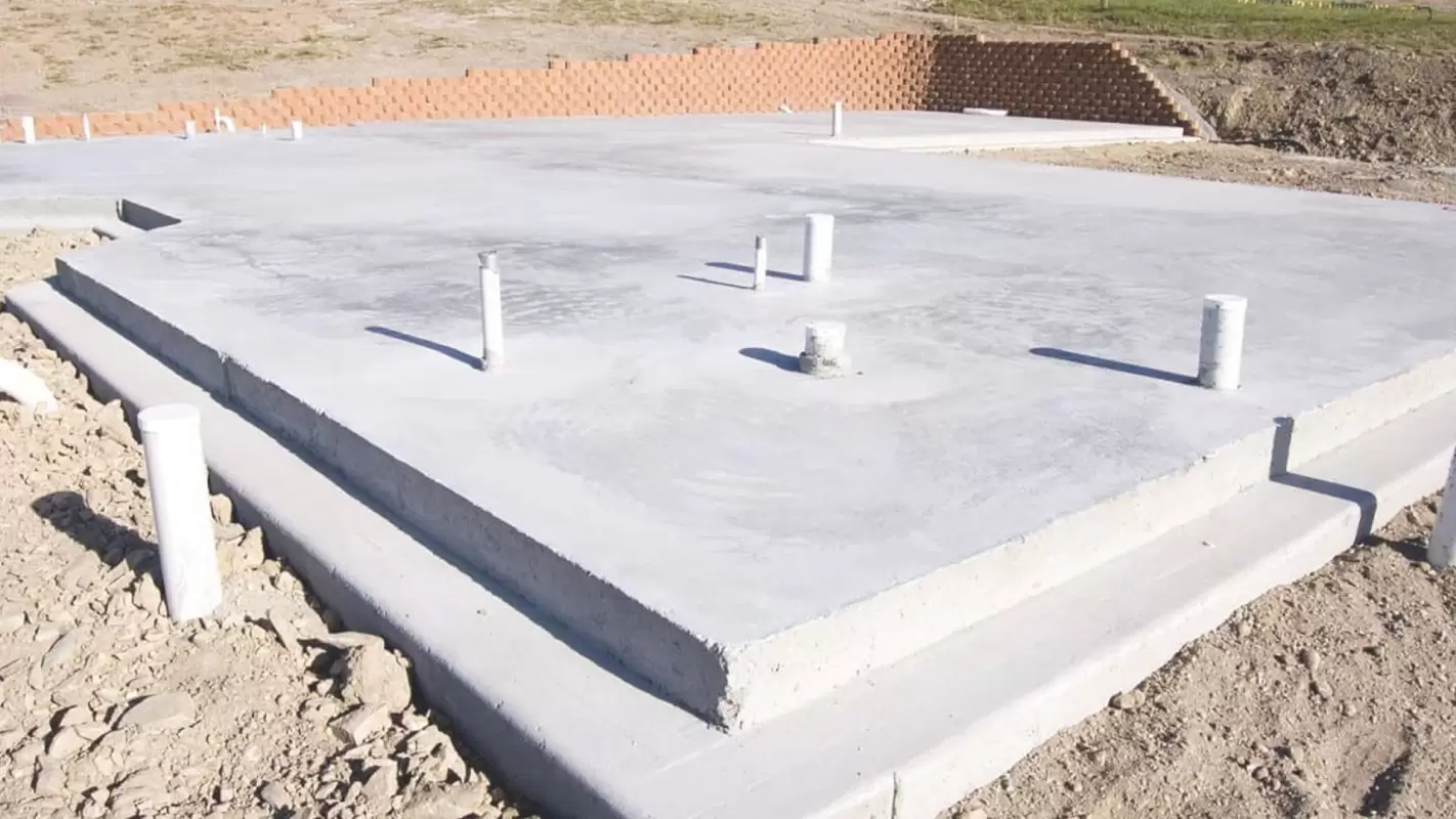 Exquisite Concrete Slab Foundation for a discerning clientele
