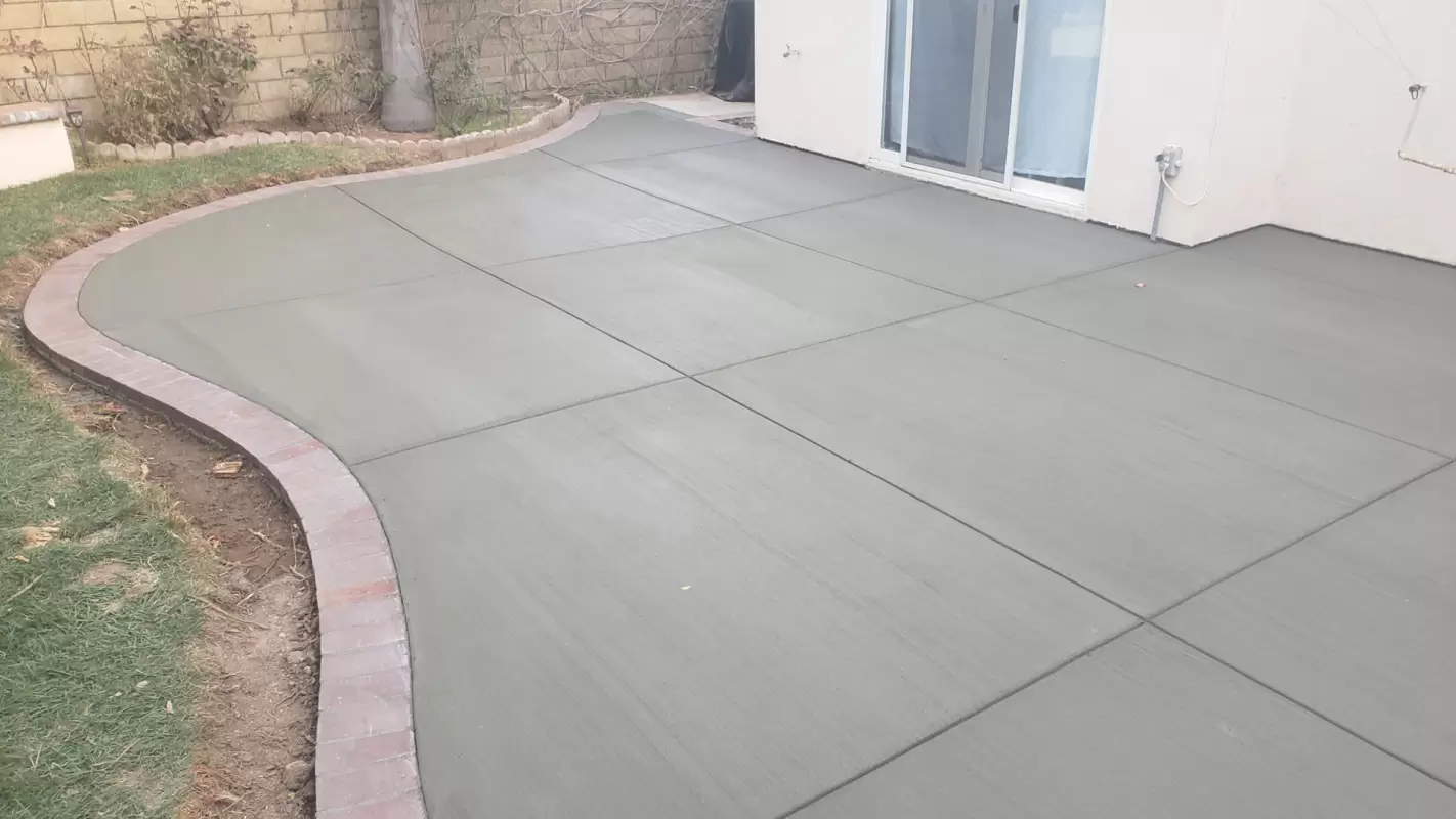Concrete Patio Installation – Your Vision, Our Creation.