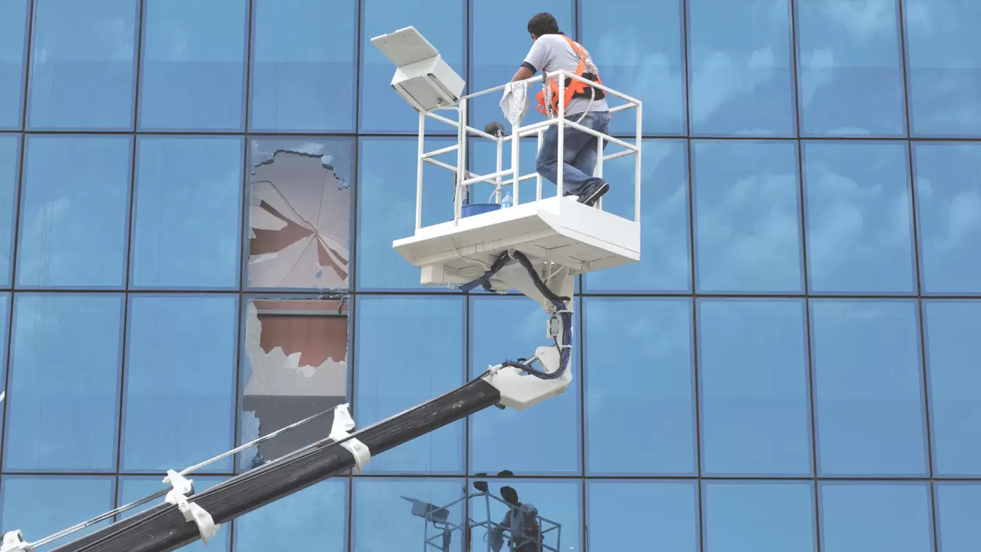 Broken glass repair: The expert solution!