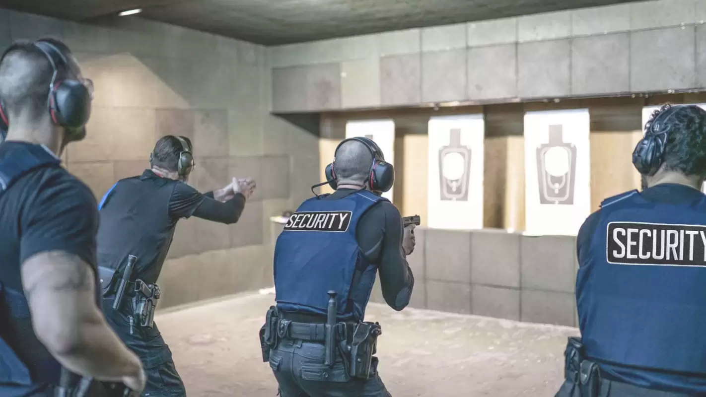 Secure your future: professional security guard training services!