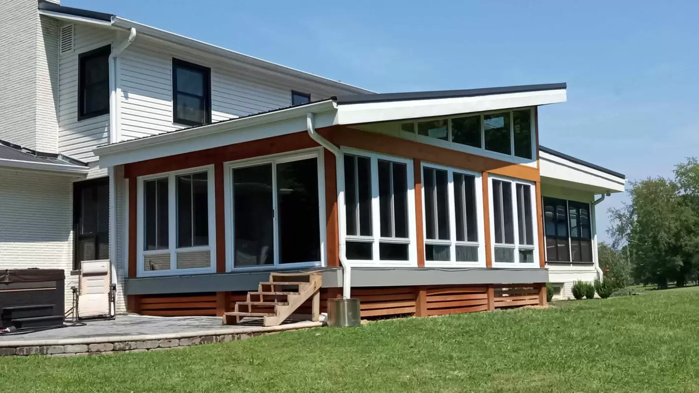 Our Custom sunroom designs for homes add a touch of elegance to your space