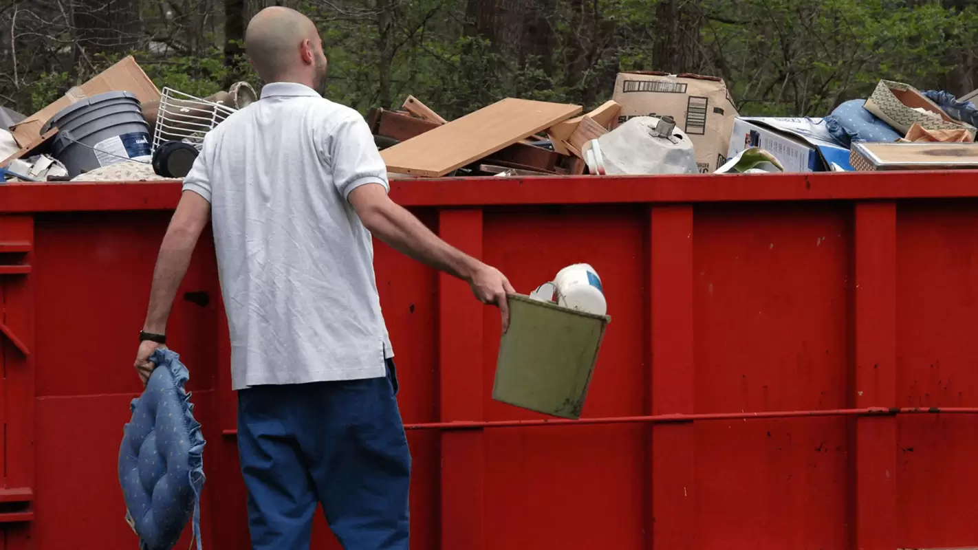 Effortless cleaning with our Smart Waste Management Dumpster Rental services