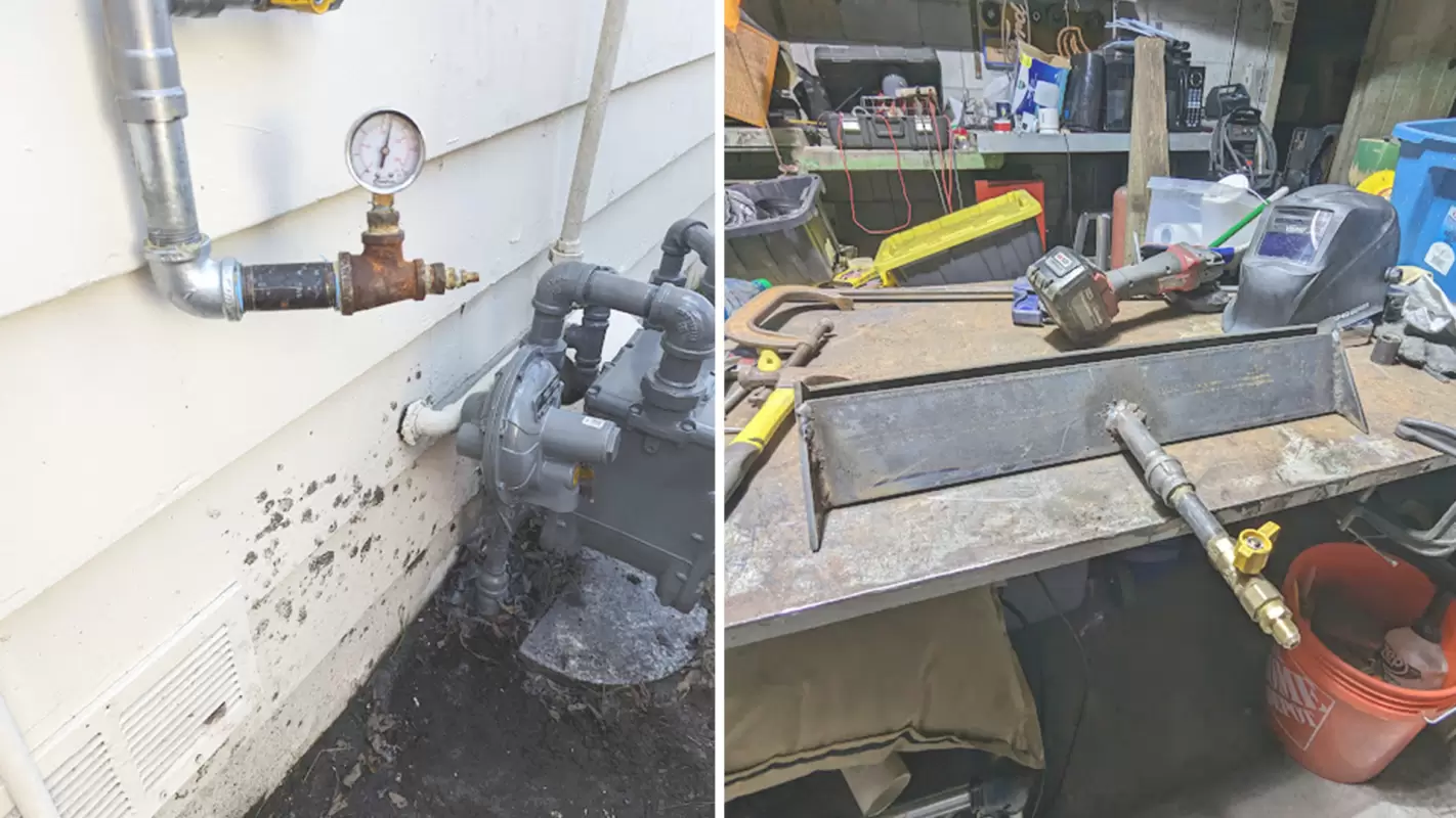 Safe and reliable gas system installation services!
