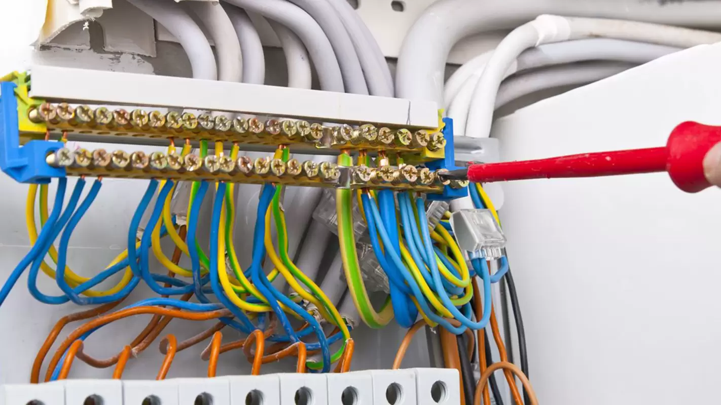 Perfect wire management - Electrical Wiring Installation Services