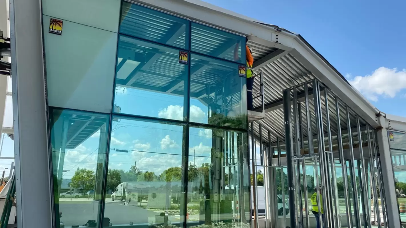Impact glass installation: durable defense with a distinctive design!