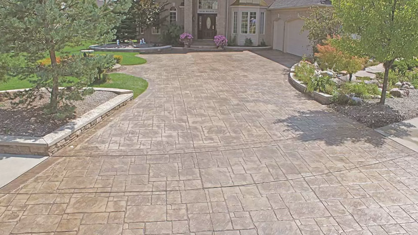 Stamped Concrete Driveway Because They Don’t Require to Spend High Money & Time!