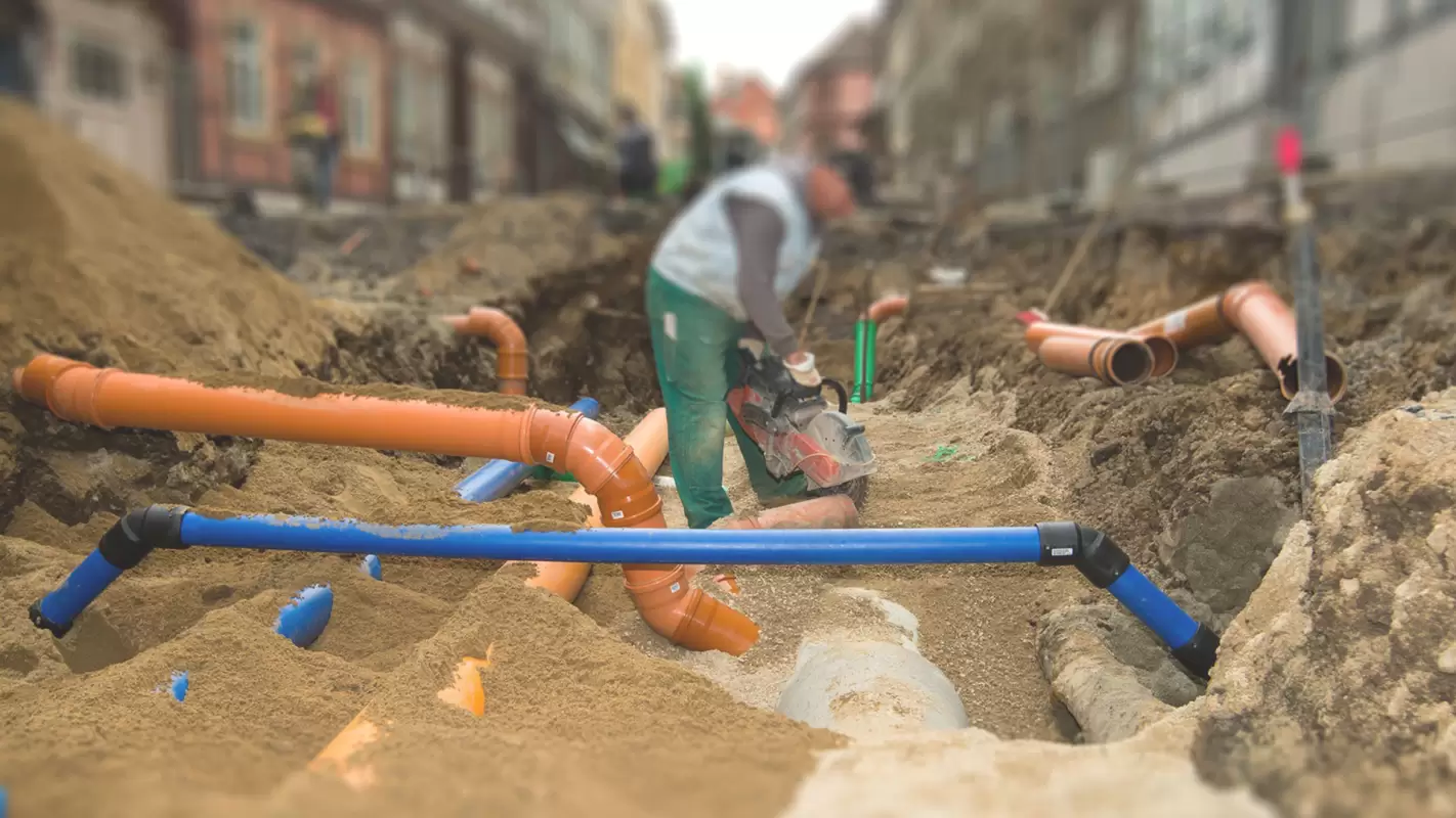 Sewer Pipeline Installation to Reduce Backups & Provide Efficient Waste Water Removal!