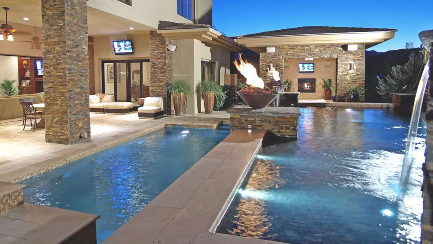 Indulge in The Elegance of Our Luxury Pool Construction