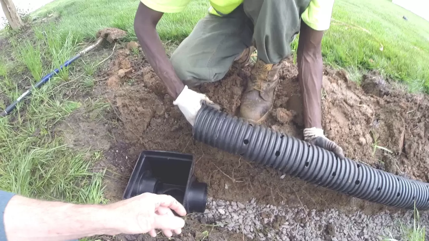 Transform Your Landscape with Our French Drain Installation.