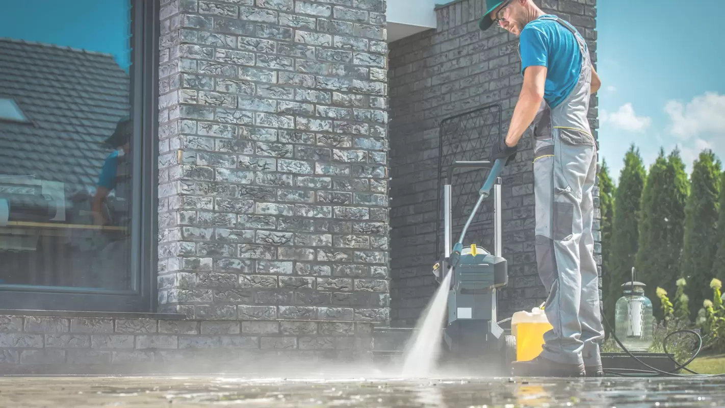 Hire us to witness the magic of Pressure washing