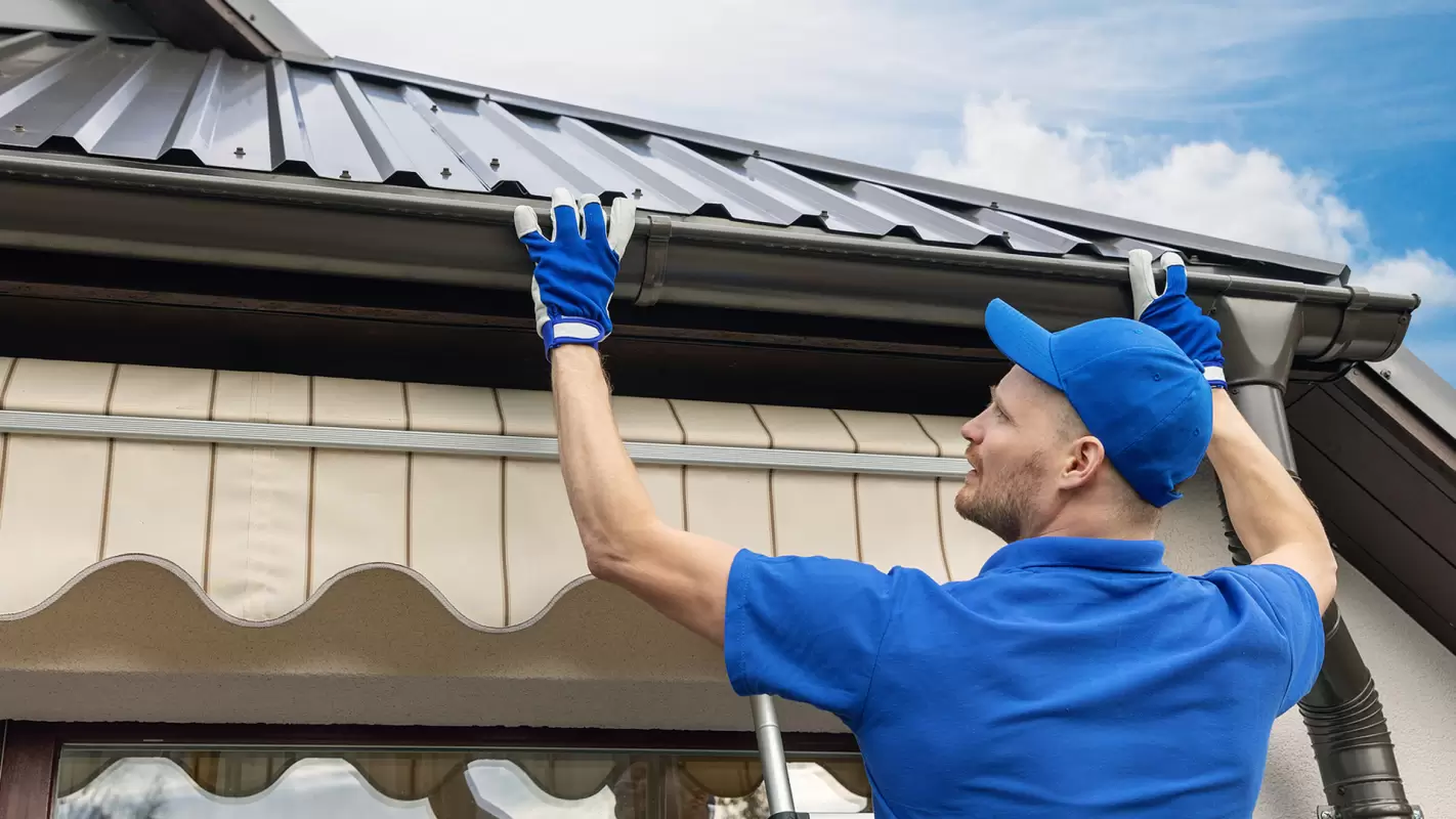Prevent Roof leaks with Our Residential Gutter Cleaning Cost Service