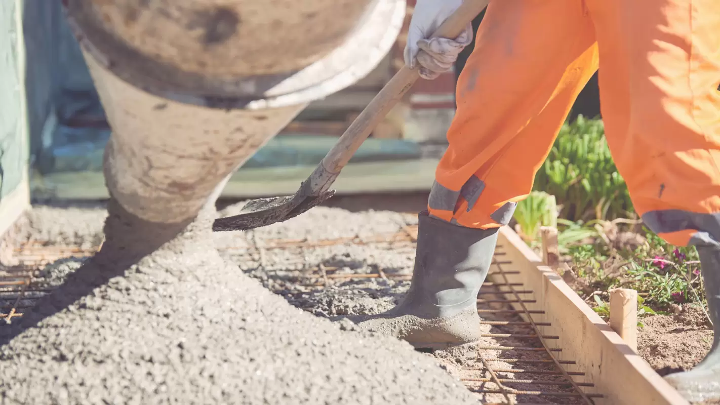 Concrete Installation for Concrete Offers Customization!